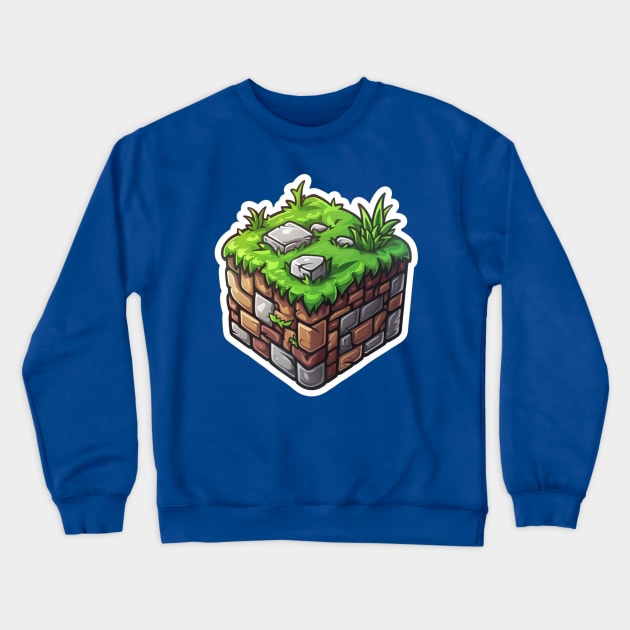 Minecraft Vinly Crewneck Sweatshirt by B&C Fashion